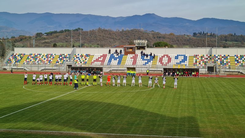Il Siena cade ancora: il Montevarchi colpisce nella ripresa, bianconeri in crisi di risultati