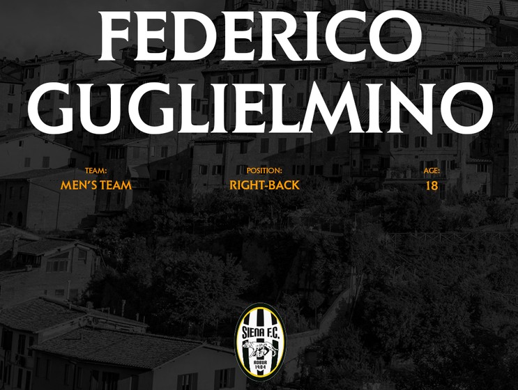 Siena FC, arriva il giovane terzino Federico Guglielmino